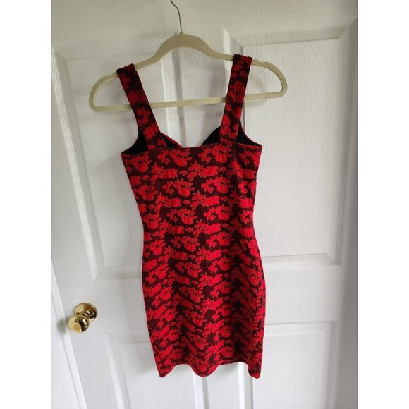 NWT Candies Tux Luxe Tango Red Bodycon Party Dress SZ Small - Picture 2 of 6